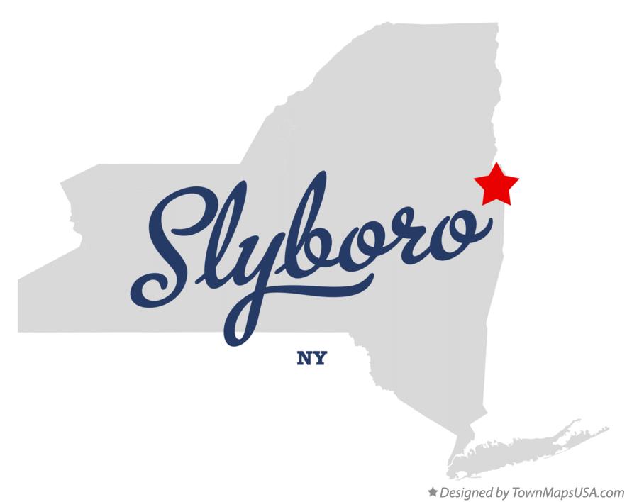Map of Slyboro New York NY