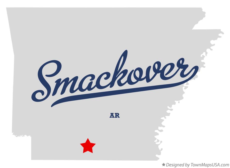 Map of Smackover Arkansas AR