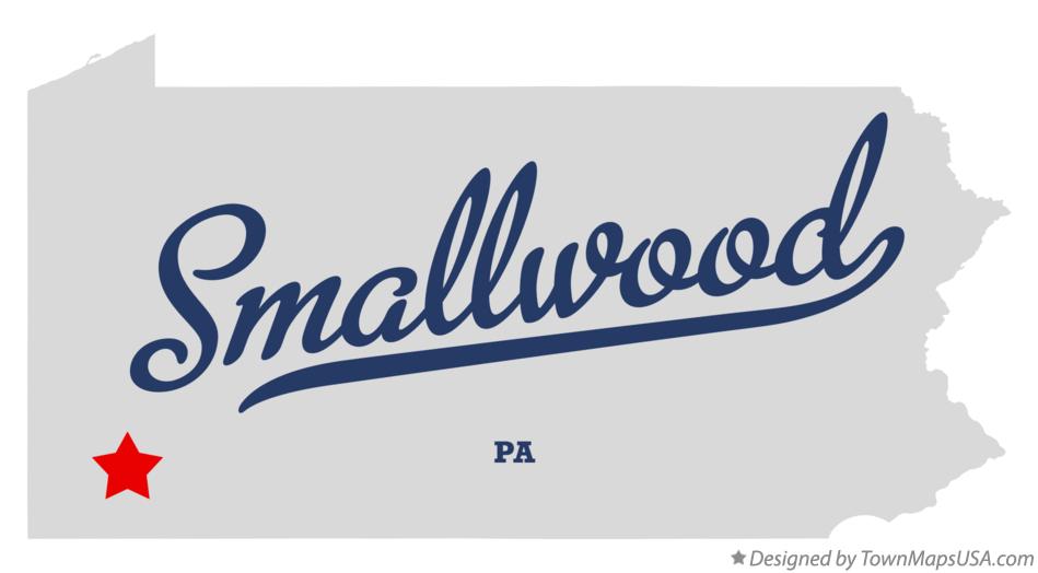 Map of Smallwood Pennsylvania PA