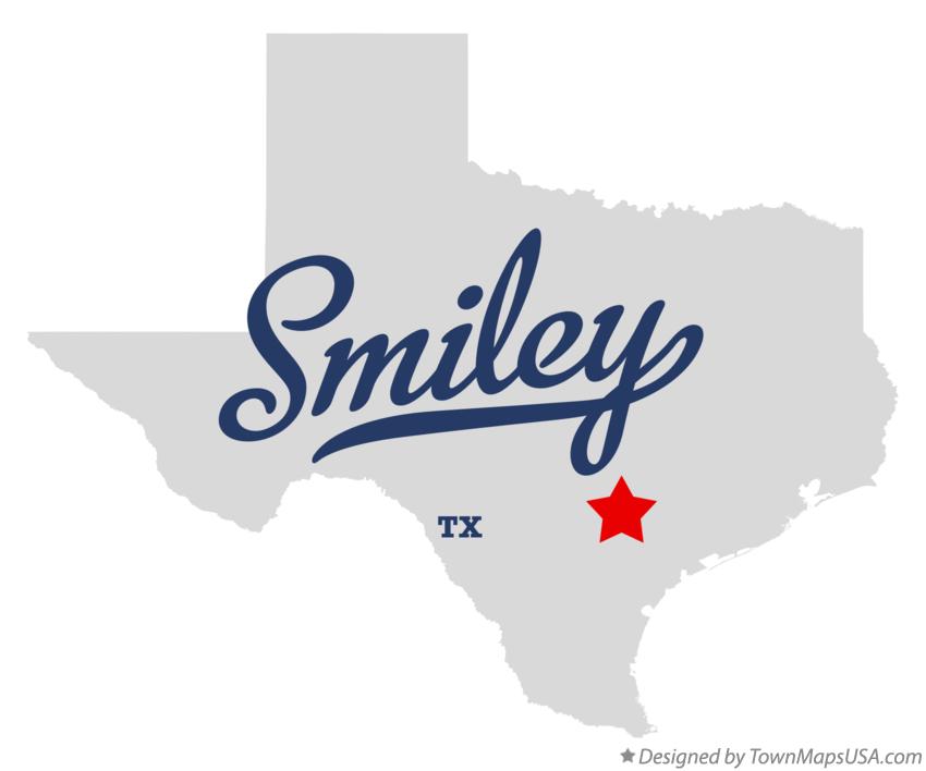 Map of Smiley Texas TX