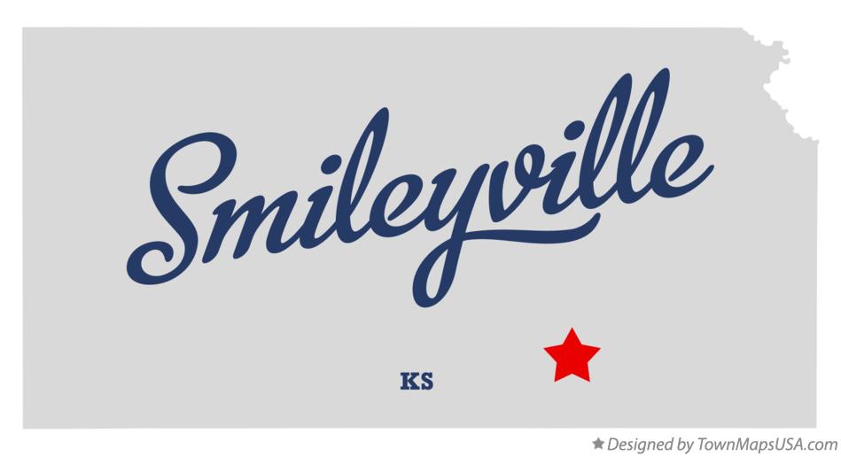 Map of Smileyville Kansas KS