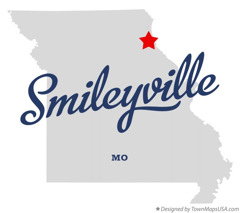 Map of Smileyville Missouri MO