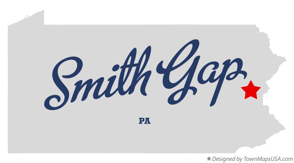 Map of Smith Gap Pennsylvania PA