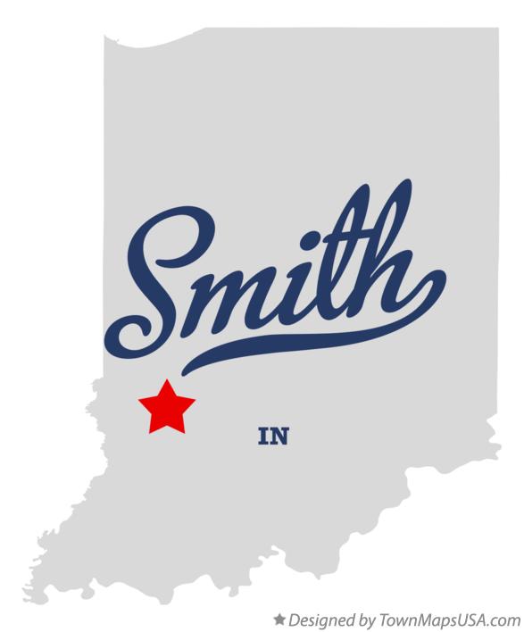 Map of Smith Indiana IN
