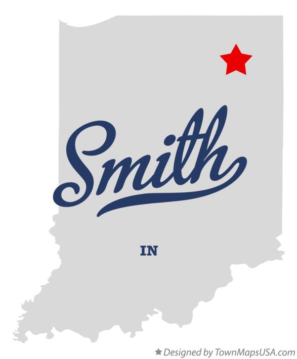 Map of Smith Indiana IN