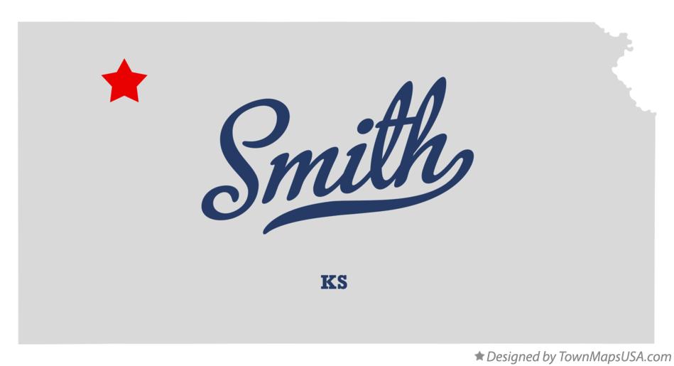 Map of Smith Kansas KS