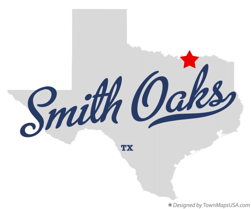Map of Smith Oaks Texas TX