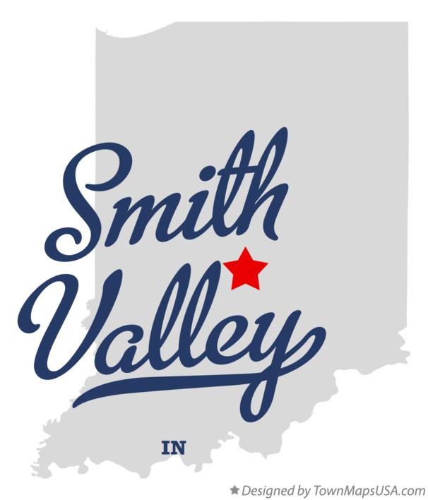 Map of Smith Valley Indiana IN