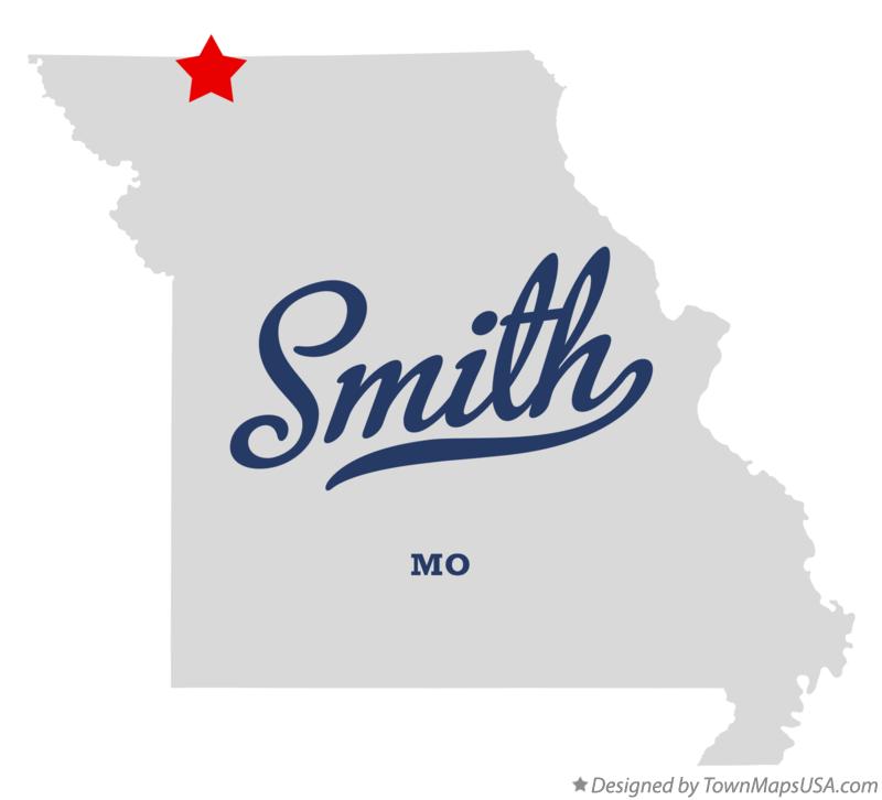 Map of Smith Missouri MO