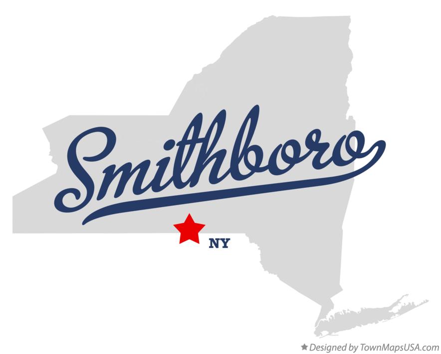 Map of Smithboro New York NY