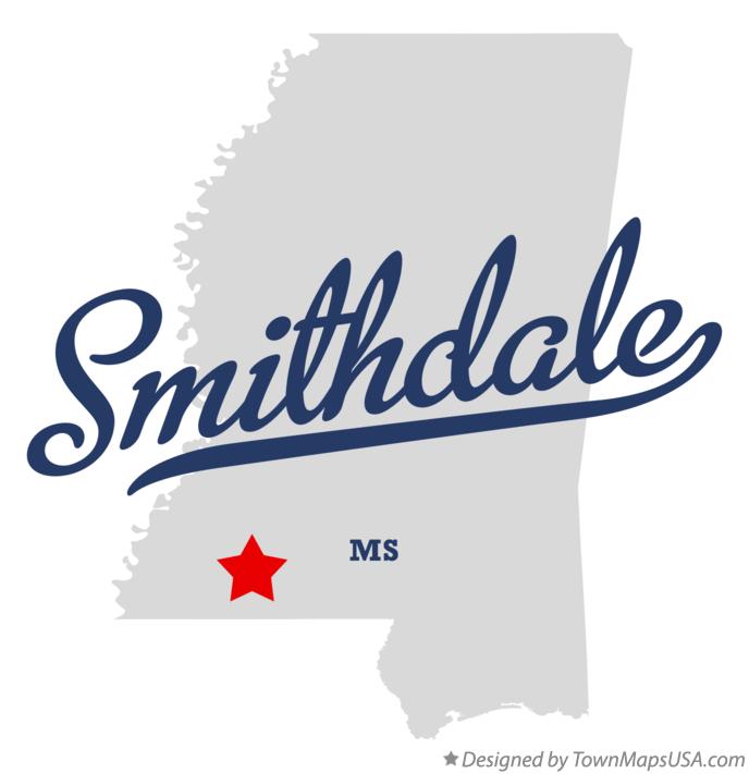 Map of Smithdale Mississippi MS