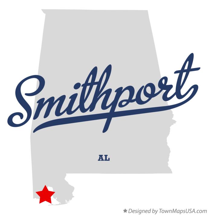 Map of Smithport Alabama AL