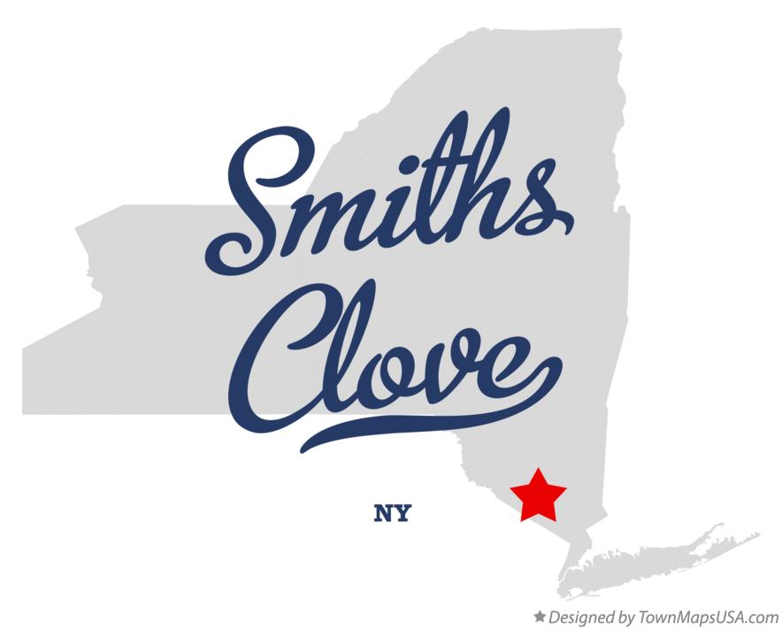 Map of Smiths Clove New York NY