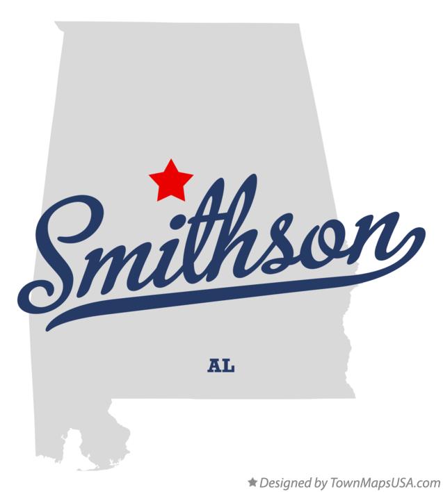 Map of Smithson Alabama AL