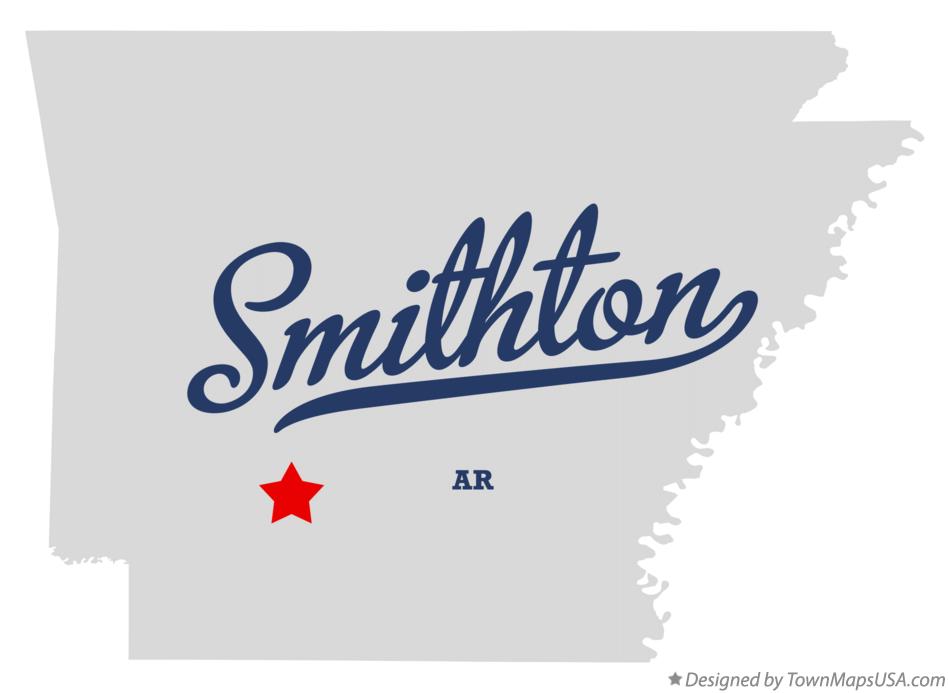 Map of Smithton Arkansas AR
