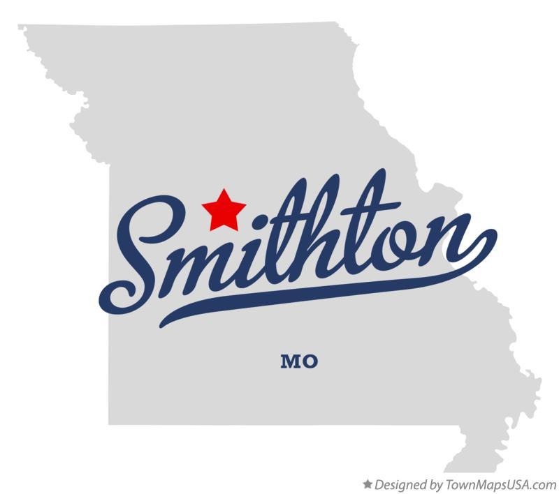 Map of Smithton Missouri MO