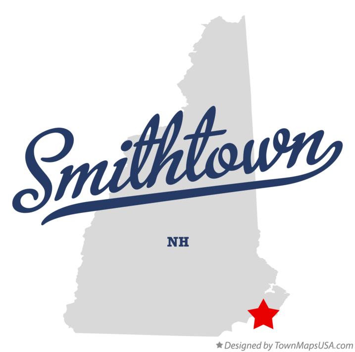 Map of Smithtown New Hampshire NH