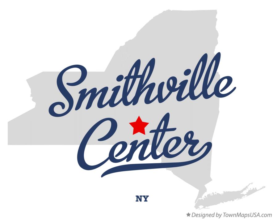 Map of Smithville Center New York NY