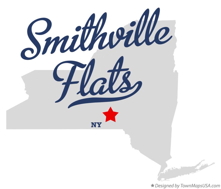 Map of Smithville Flats New York NY