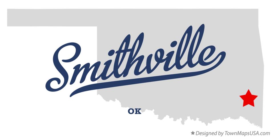 Map of Smithville Oklahoma OK