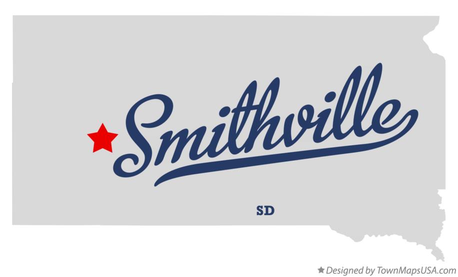 Map of Smithville South Dakota SD