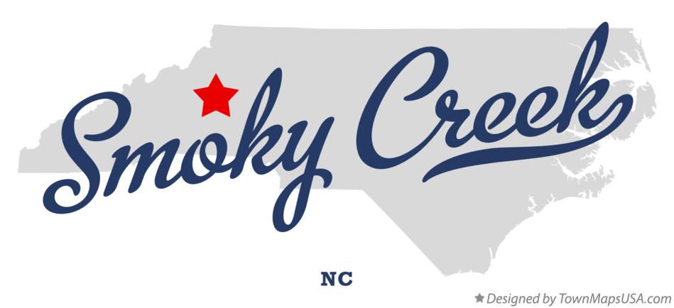 Map of Smoky Creek North Carolina NC