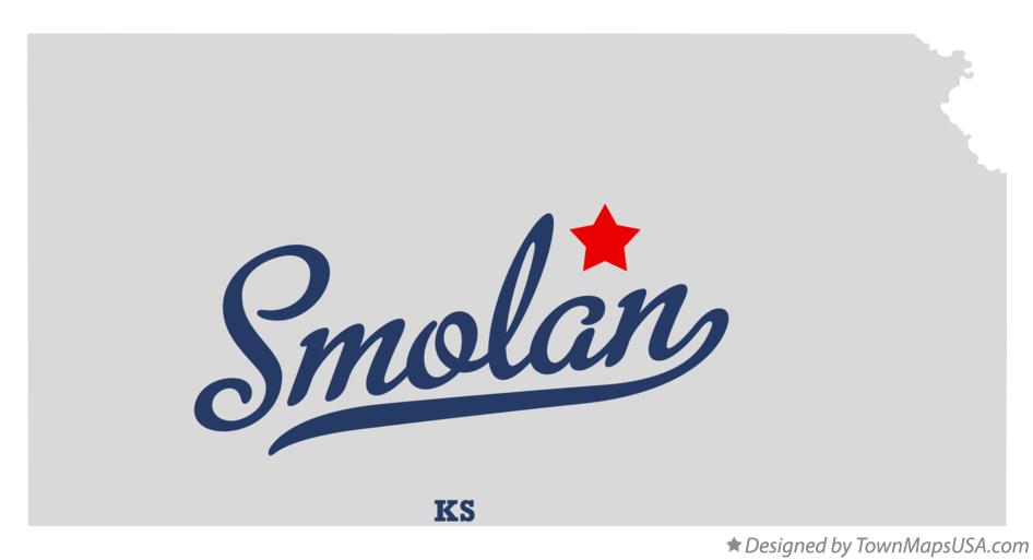 Map of Smolan Kansas KS