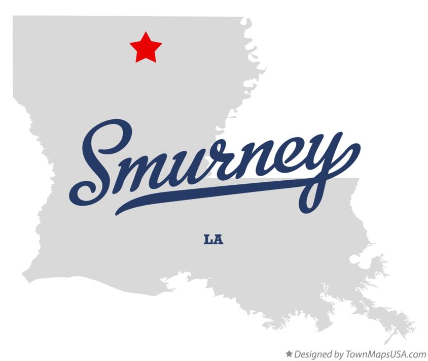 Map of Smurney Louisiana LA