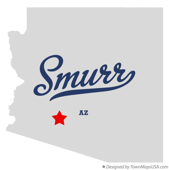 Map of Smurr Arizona AZ