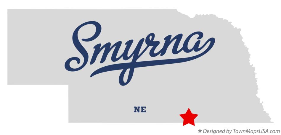 Map of Smyrna Nebraska NE