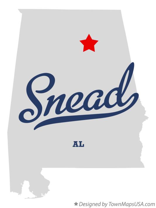 Map of Snead Alabama AL