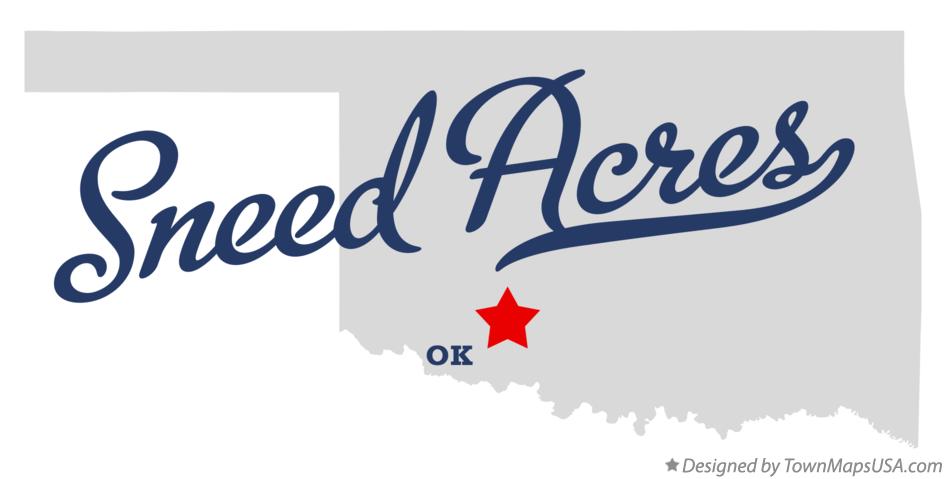 Map of Sneed Acres Oklahoma OK
