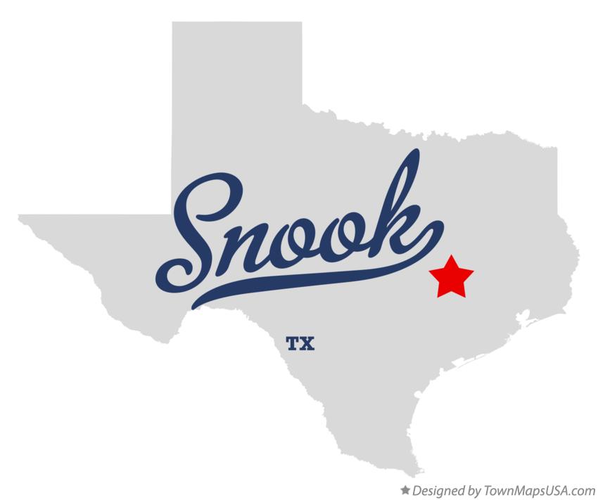 Map of Snook Texas TX