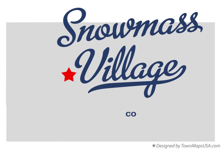 Map of Snowmass Village Colorado CO