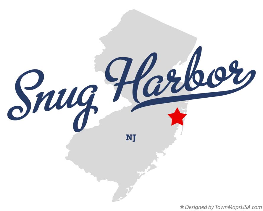 Map of Snug Harbor New Jersey NJ