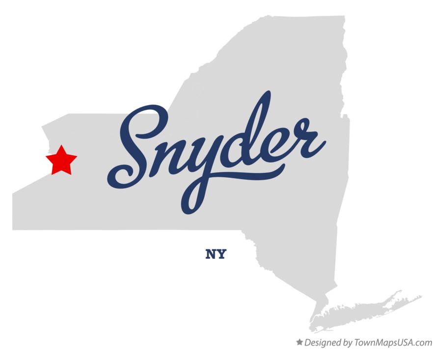 Map of Snyder New York NY
