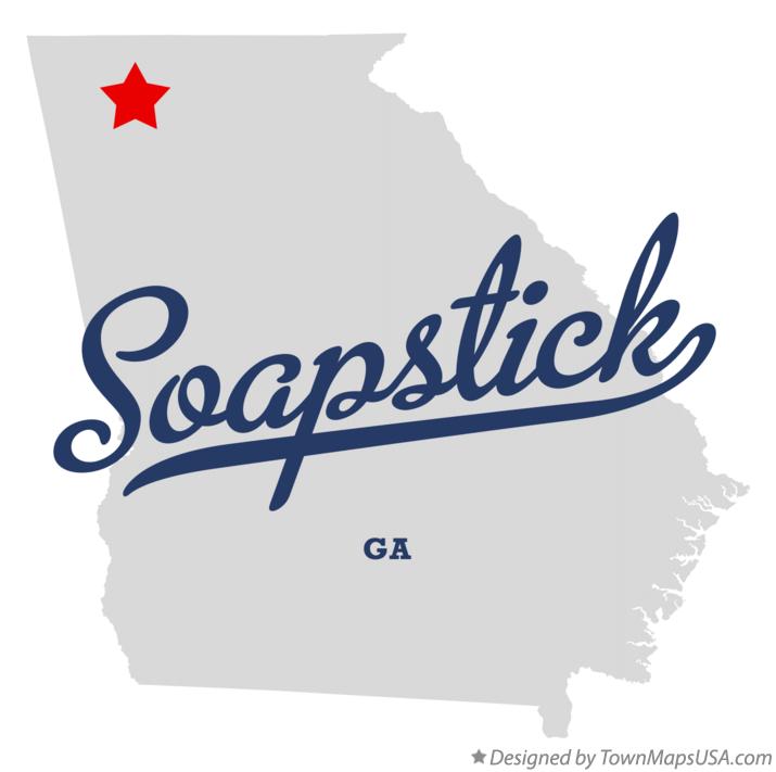 Map of Soapstick Georgia GA
