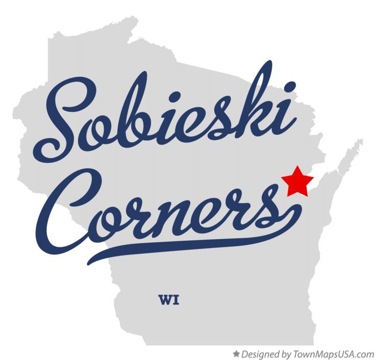 Map of Sobieski Corners Wisconsin WI