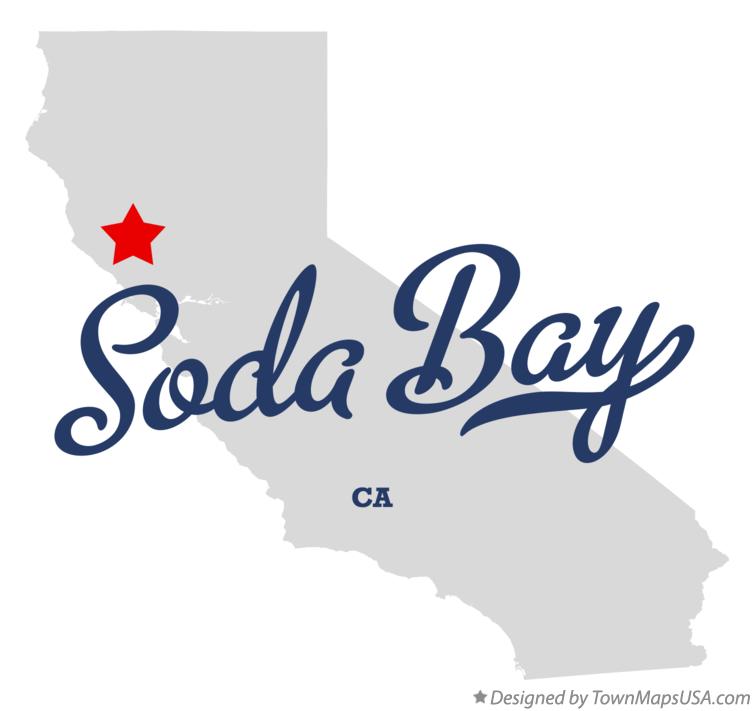 Map of Soda Bay California CA