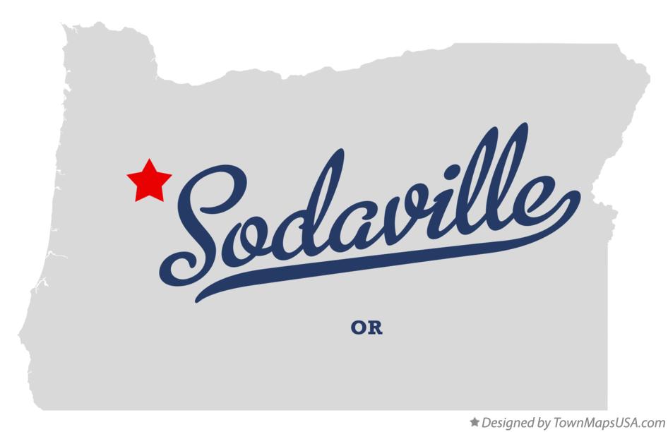 Map of Sodaville Oregon OR
