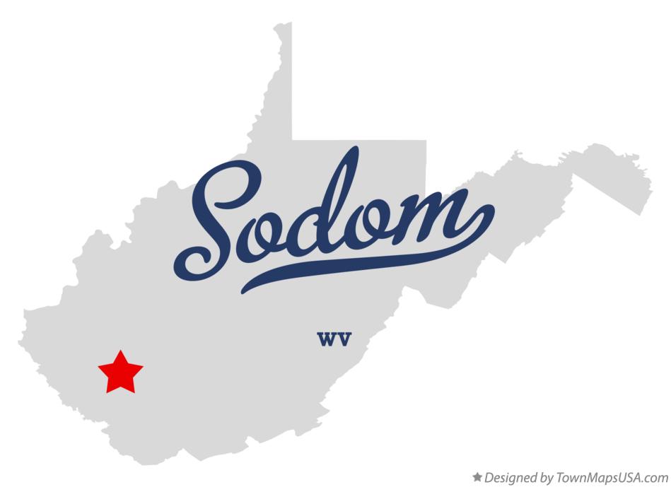 Map of Sodom West Virginia WV