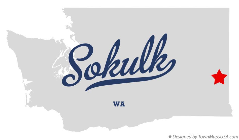 Map of Sokulk Washington WA