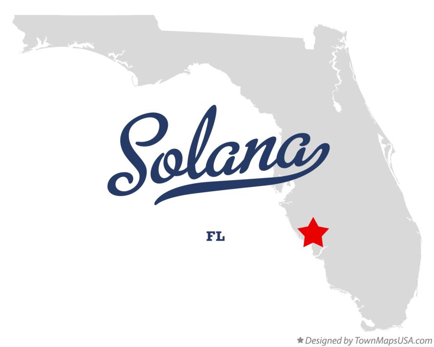 Map of Solana Florida FL