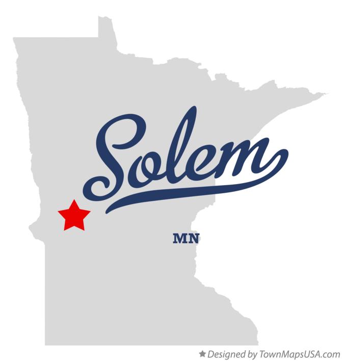 Map of Solem Minnesota MN