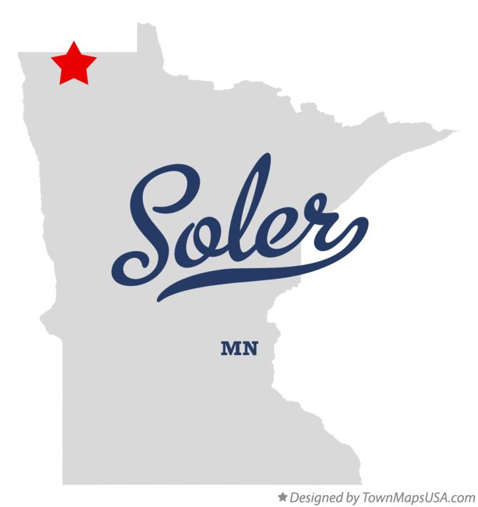 Map of Soler Minnesota MN
