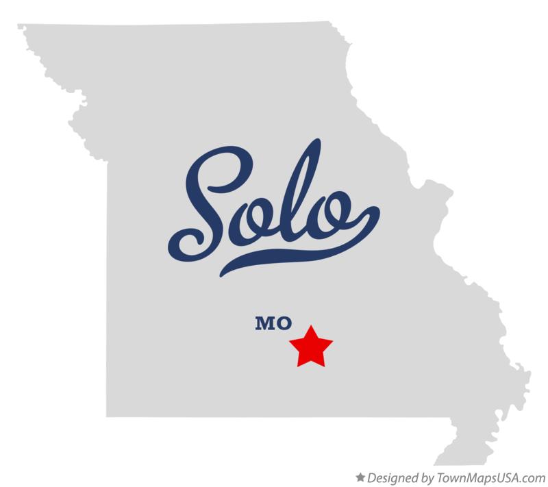 Map of Solo Missouri MO
