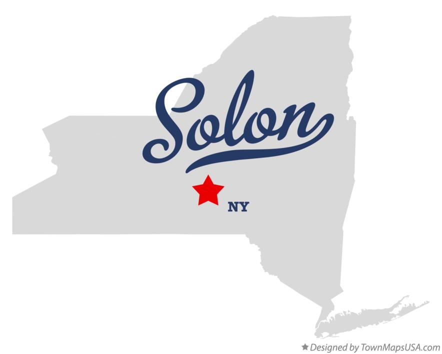 Map of Solon New York NY