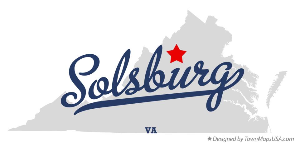 Map of Solsburg Virginia VA