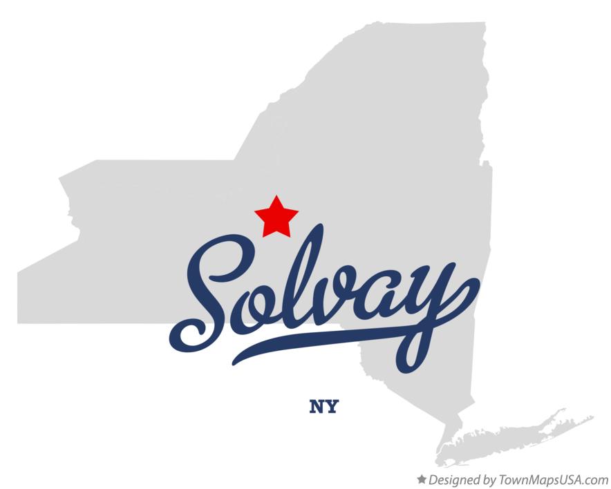 Map of Solvay New York NY