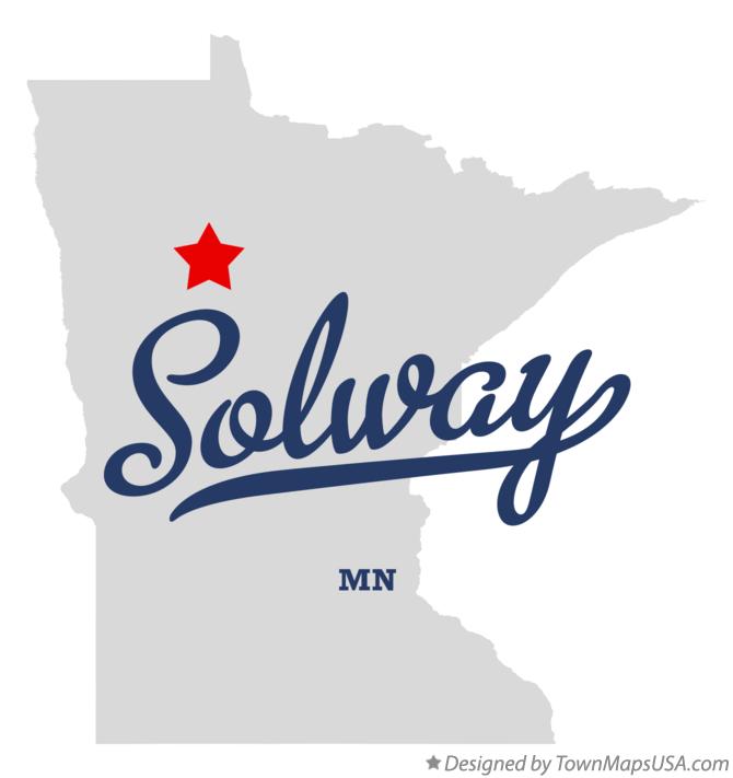 Map of Solway Minnesota MN